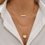 Golden Harmony Triple-Layer Necklace
