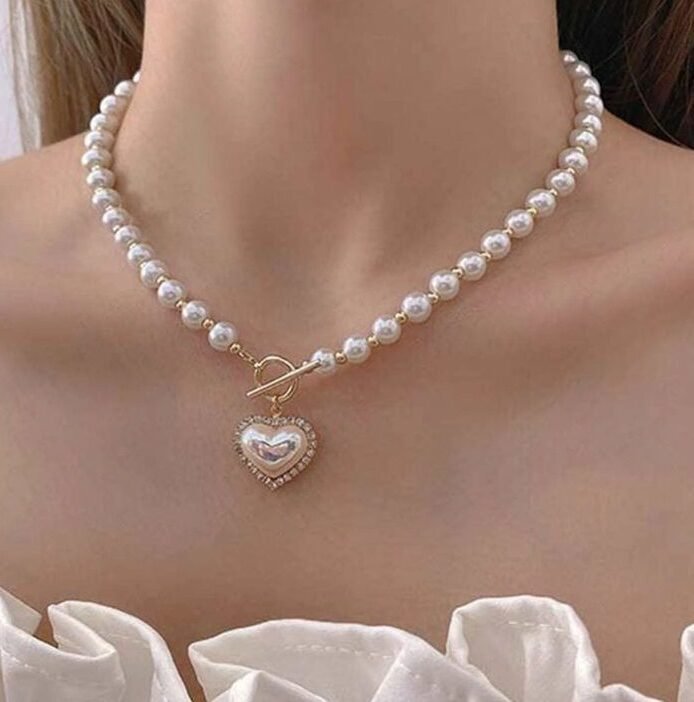 Lustrous Love Pearl Necklace