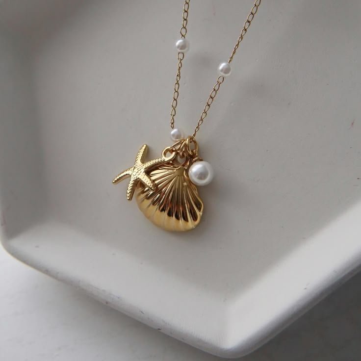 Coastal Treasure Charm Necklace